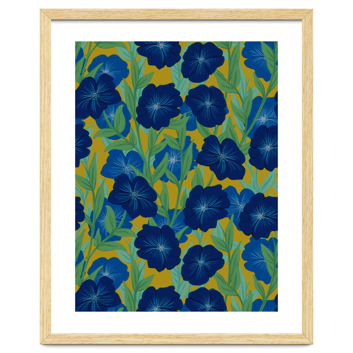 Bold Bloom Blue