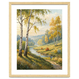 Golden Autumn Birch: A Riverside Walk thumbnail