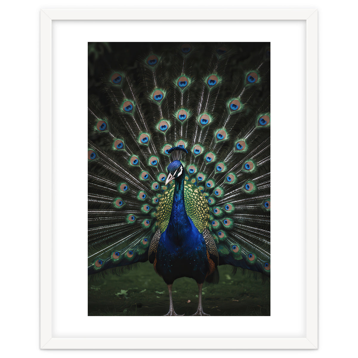 Peacock Portrait Photography