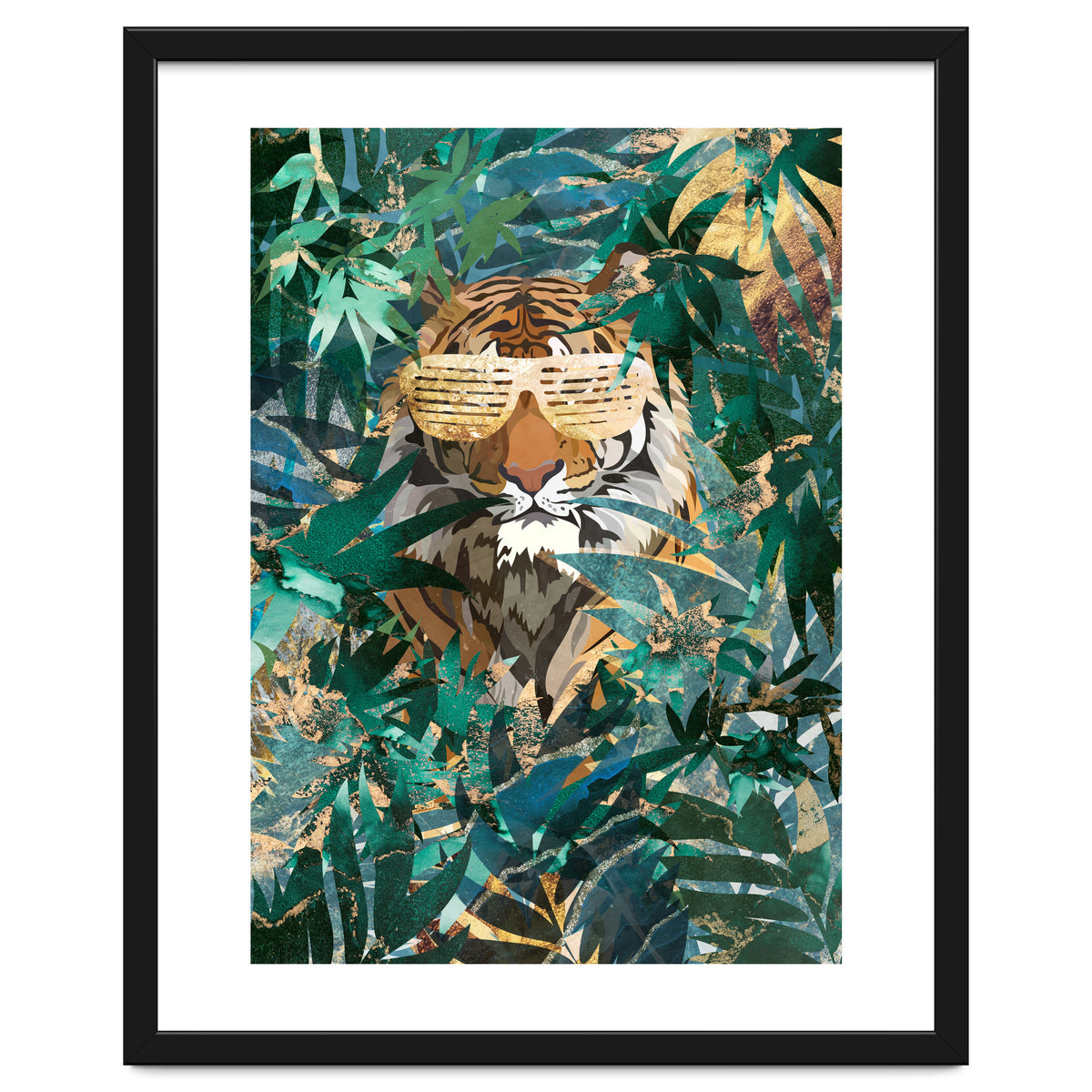 Hip hop tiger in the jungle