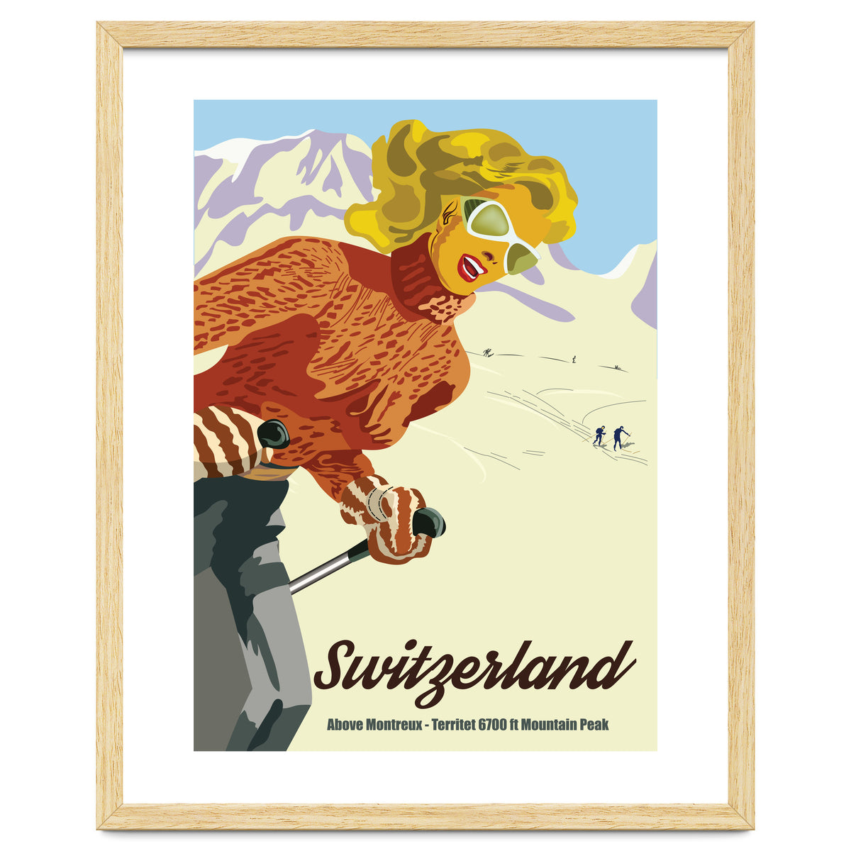 Switzerland Above Montreux