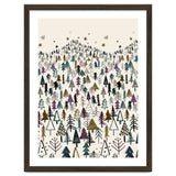 Mountain Forest Trees Winter thumbnail