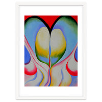 Georgia O’Keeffe – Series 1, No. 8 (1918) | Expressive Abstract Watercolor of Organic Rhythm and Modernist Form