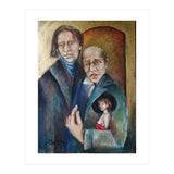Father&son Oil.61x45.cm. (Print Only) thumbnail
