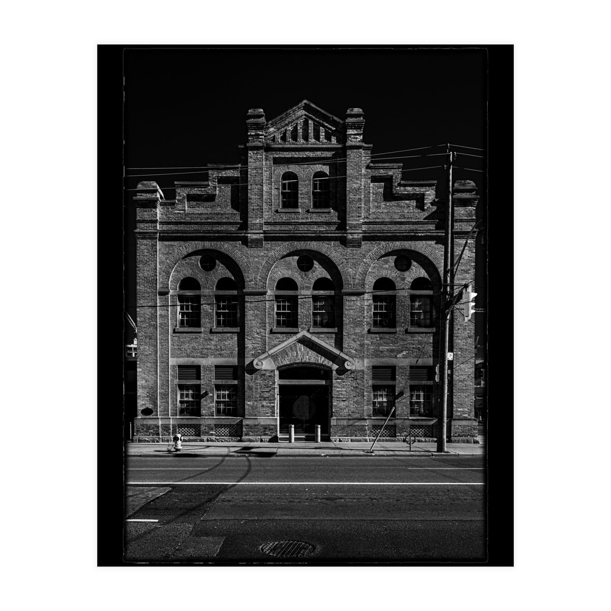 Water Gas Purification House No 8 with Border (Print Only)