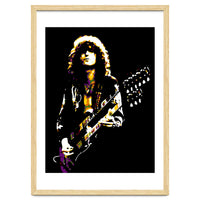 Jimmy Page American Musician Legend in Pop Art