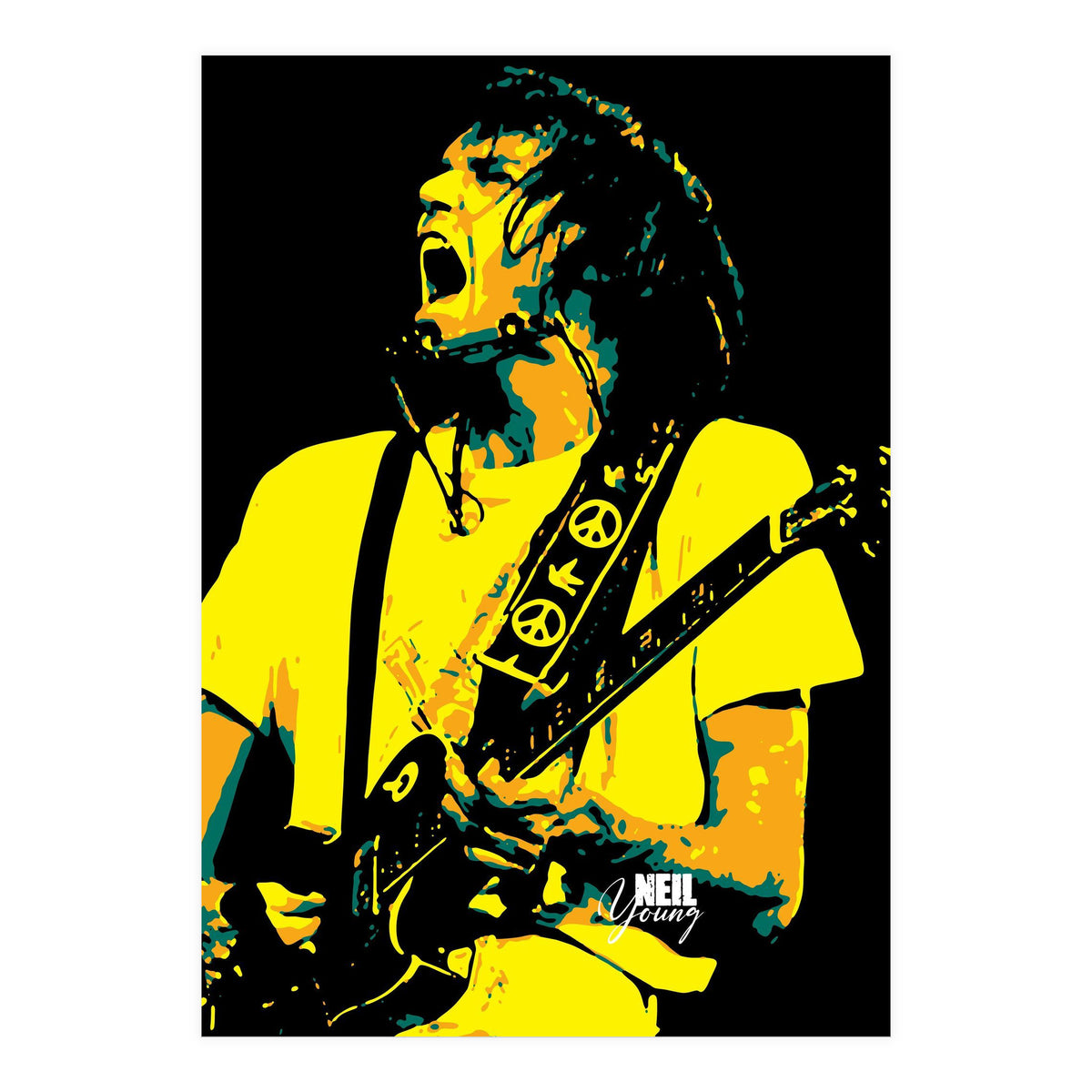Neil Young Musician Legend 2 (Print Only)