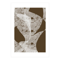 Abstract White Scratch (Print Only)