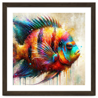 Colorful Tropical Fish Portrait