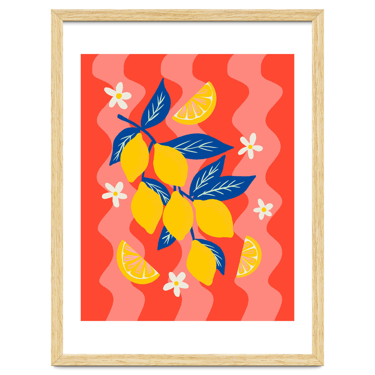 Colourful Lemon Branch