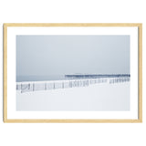 Pier in the winter seascape thumbnail