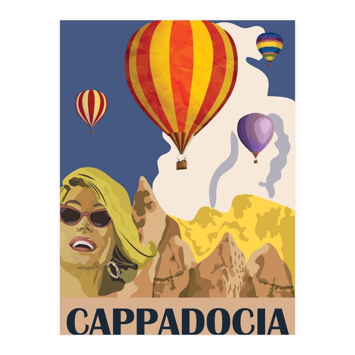 Cappadocia, Hot Air Balloons (Print Only)