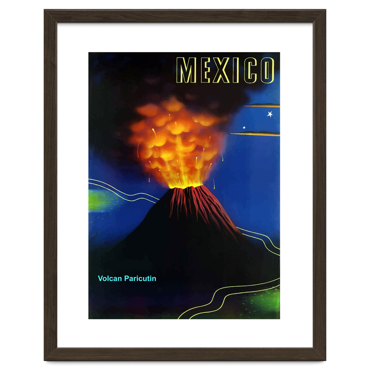 Mexico, Volcano Eruption