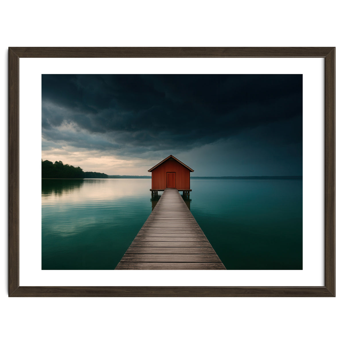 Moody Boathouse Photography Lake House