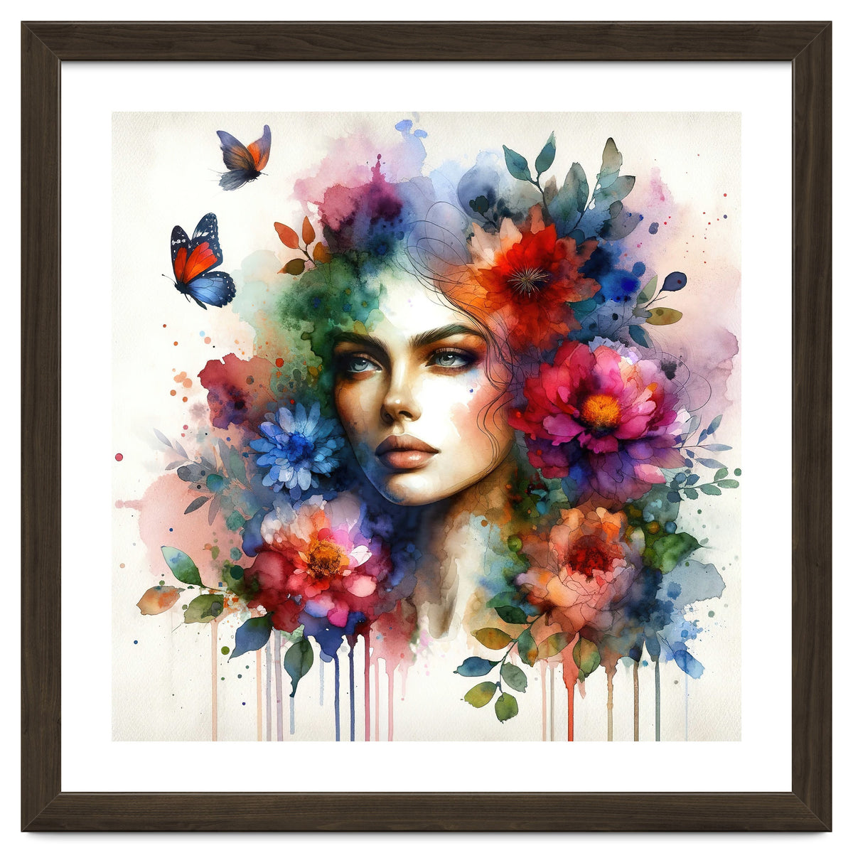 Ethereal Floral Portrait