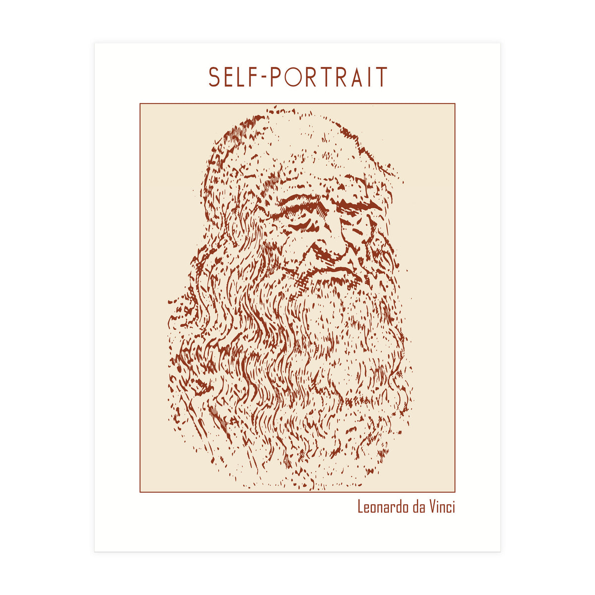 Self Portrait – Leonardo Da Vinci (Print Only)