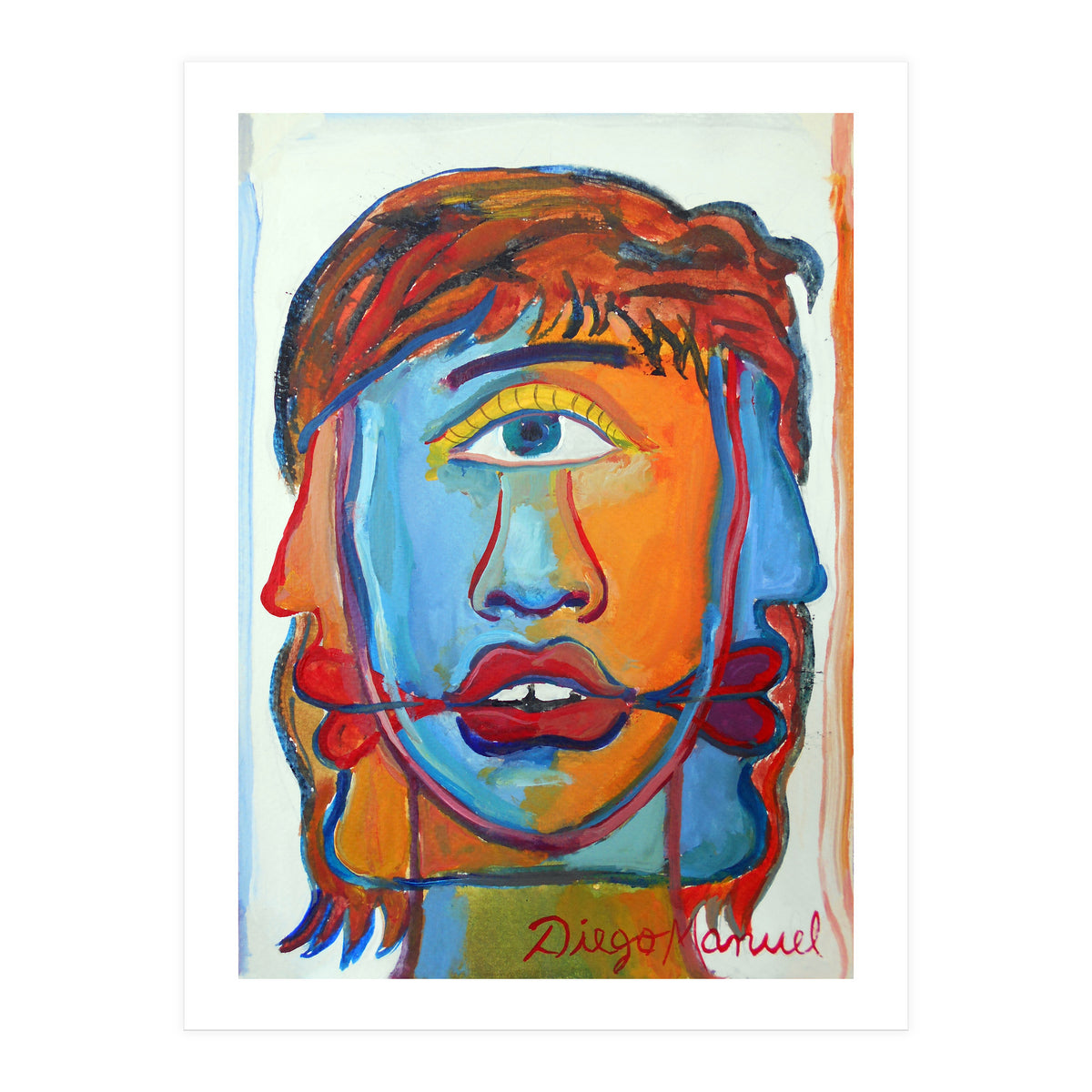 Cabeza De Mujer 1 (Print Only)