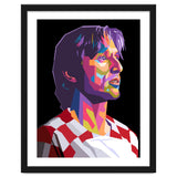 Luka Modric pop art portrait thumbnail