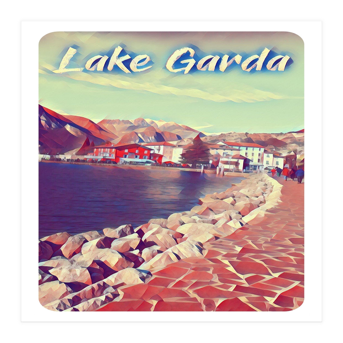 Lago Di Garda (Print Only)