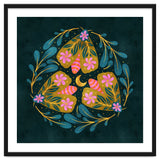 Floral Moths and Moon thumbnail