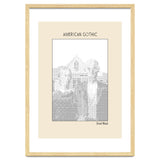 American Gothic – Grant Wood (ascii Art) thumbnail