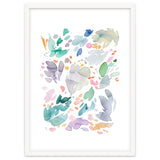 Abstract Watercolor Summer Flowers II thumbnail