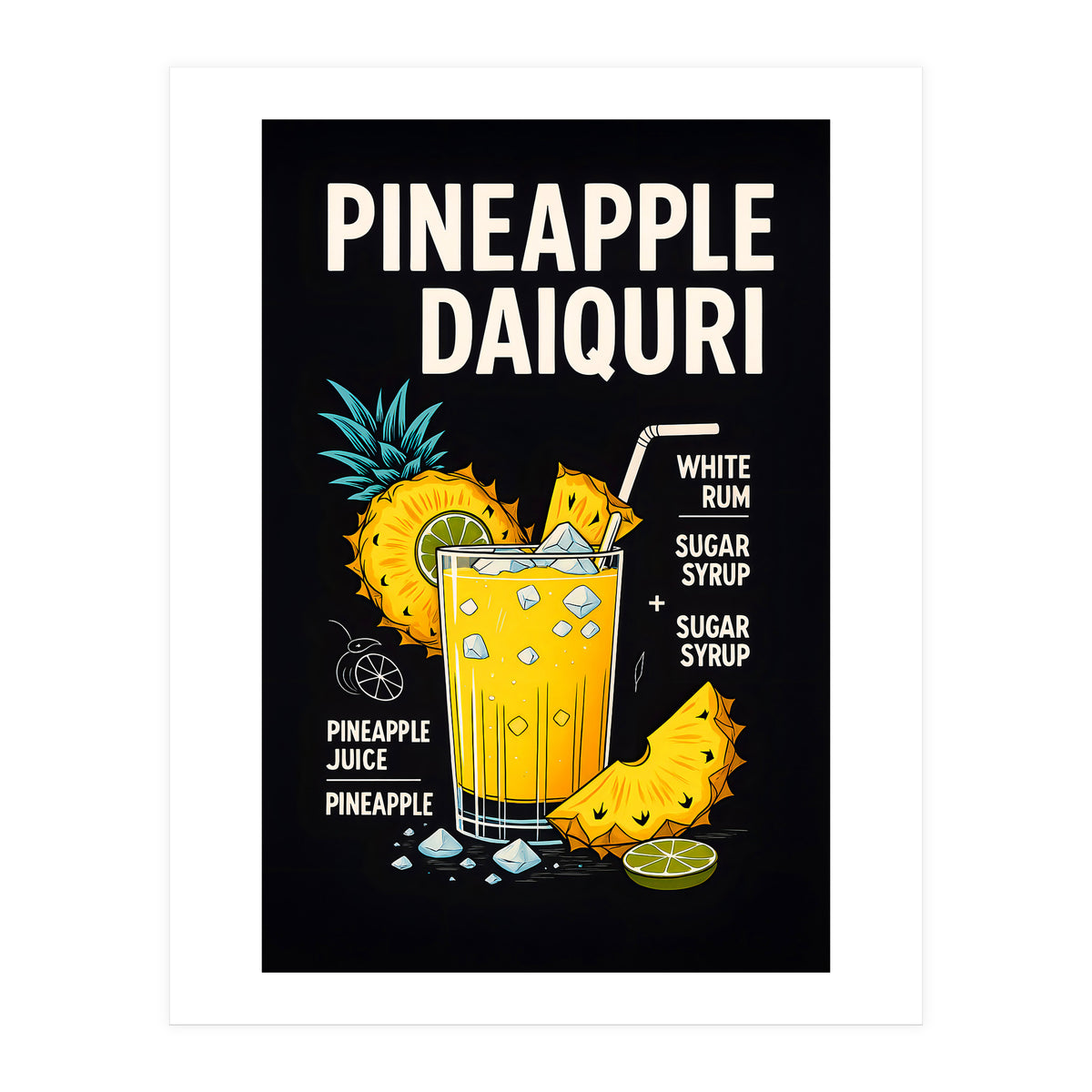 Pineapple Daiquiri  (Print Only)