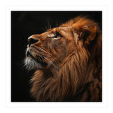 Majestic Lion Portrait Profile Majestic Beast (Print Only) thumbnail