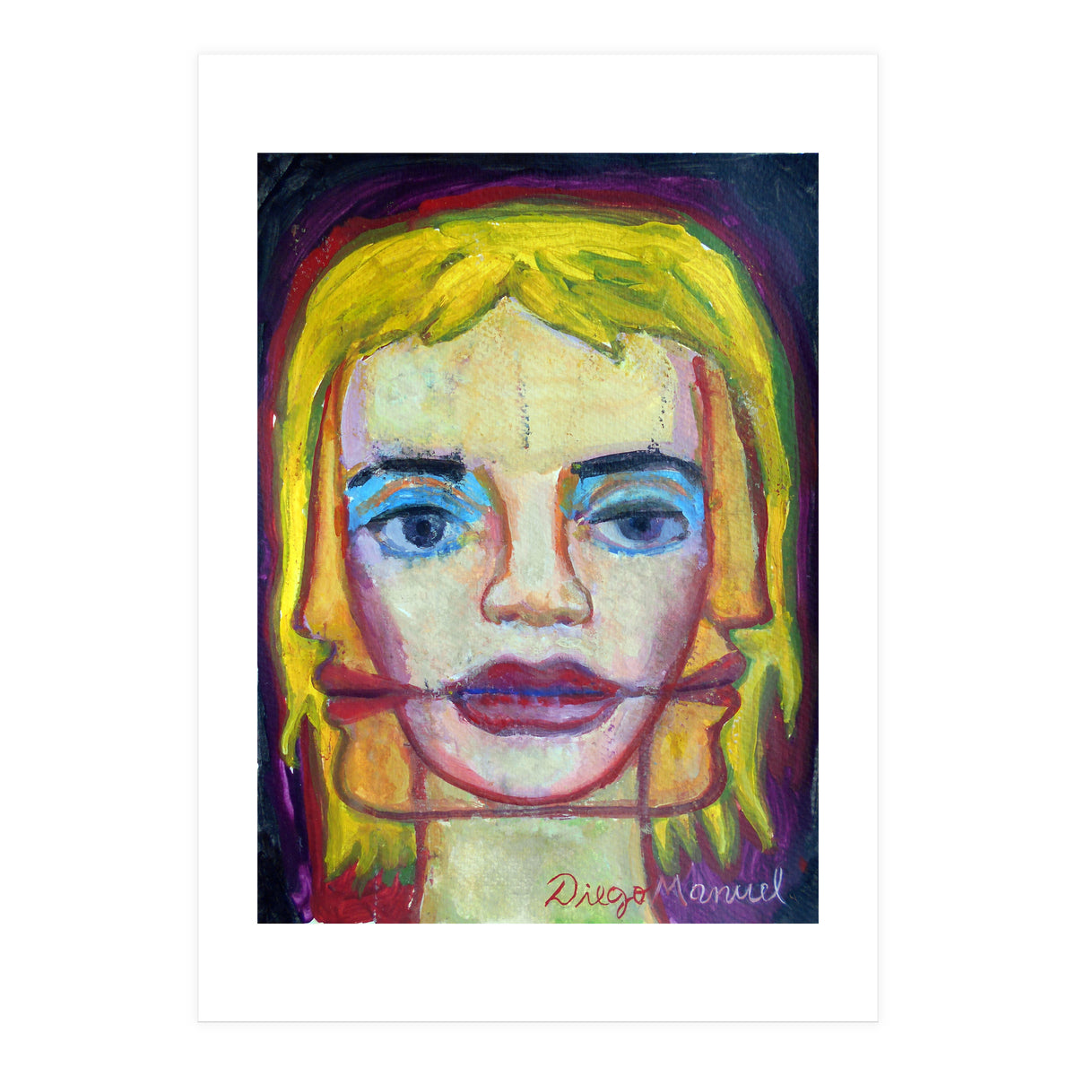 Cabeza De Mujer 17 (Print Only)