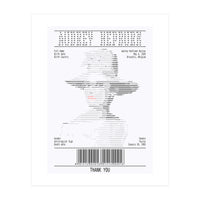 Receipt Art Audrey Hepburn (Print Only)