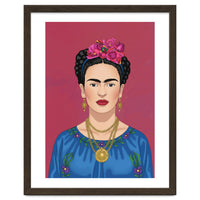 Frida Kahlo Portrait Illustration