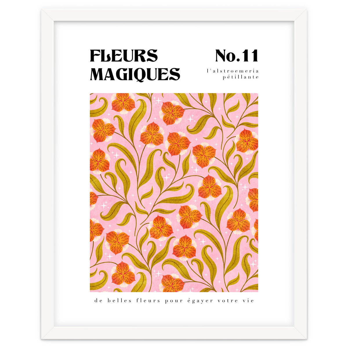 Magical Flowers No.11 Alstroemerias Print