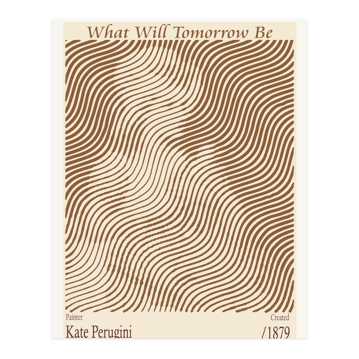 What Will Tomorrow Be – Kate Perugini (1879) (Print Only)