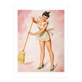 Sexy Pinup Mate On The Work (Print Only) thumbnail
