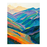 Abstract Mountain Landscape (Print Only) thumbnail