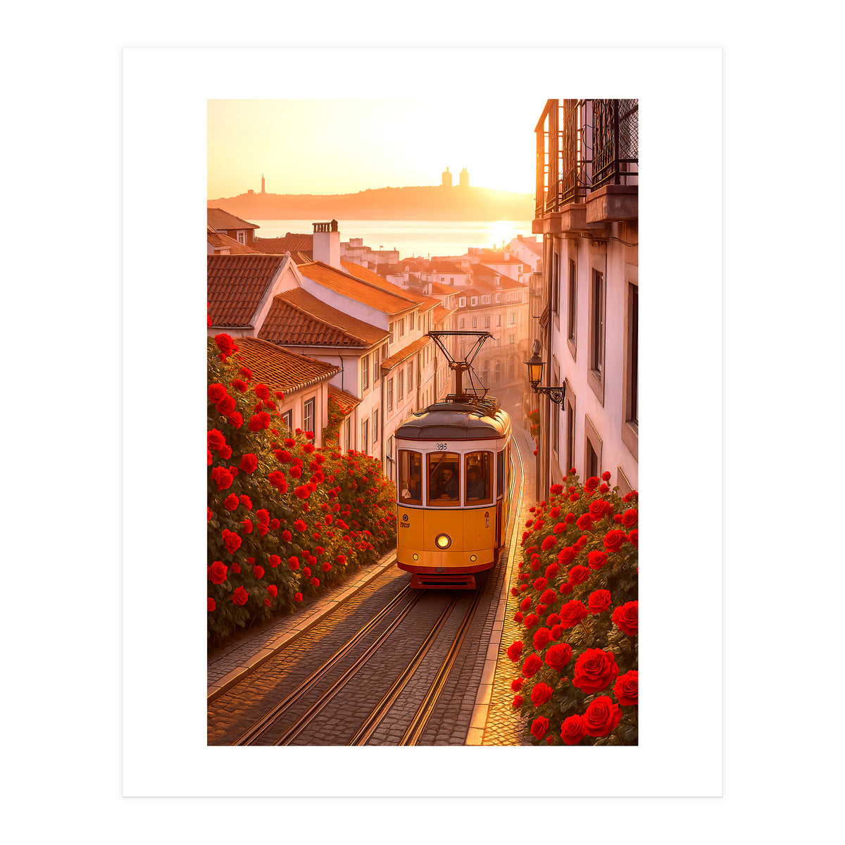 The Charm of a Classic City Tram (Print Only)
