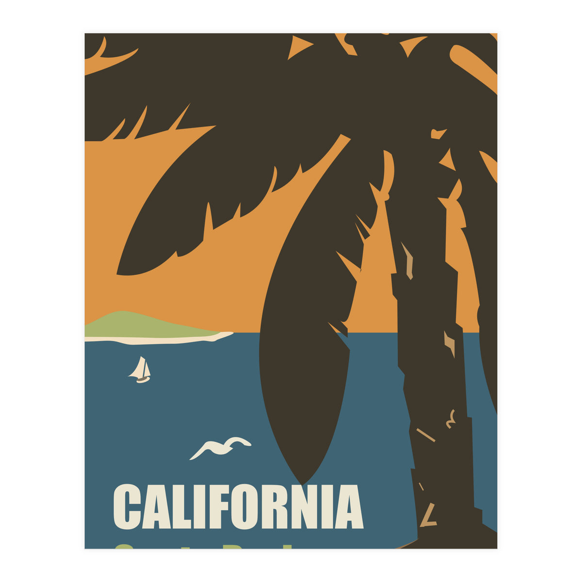California, Santa Barbara (Print Only)