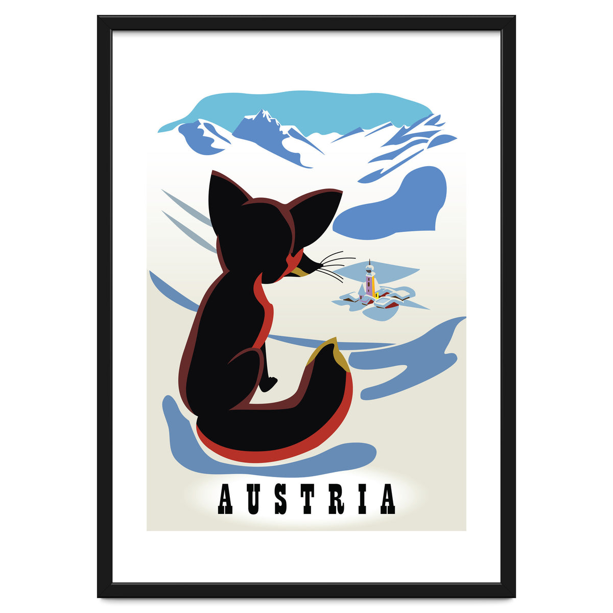 Austria Fox In The Snow