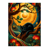 Black Cat Retro Contemporer (Print Only) thumbnail