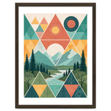 Geometric Convergence: A Mosaic of the Alpine Wilderness thumbnail