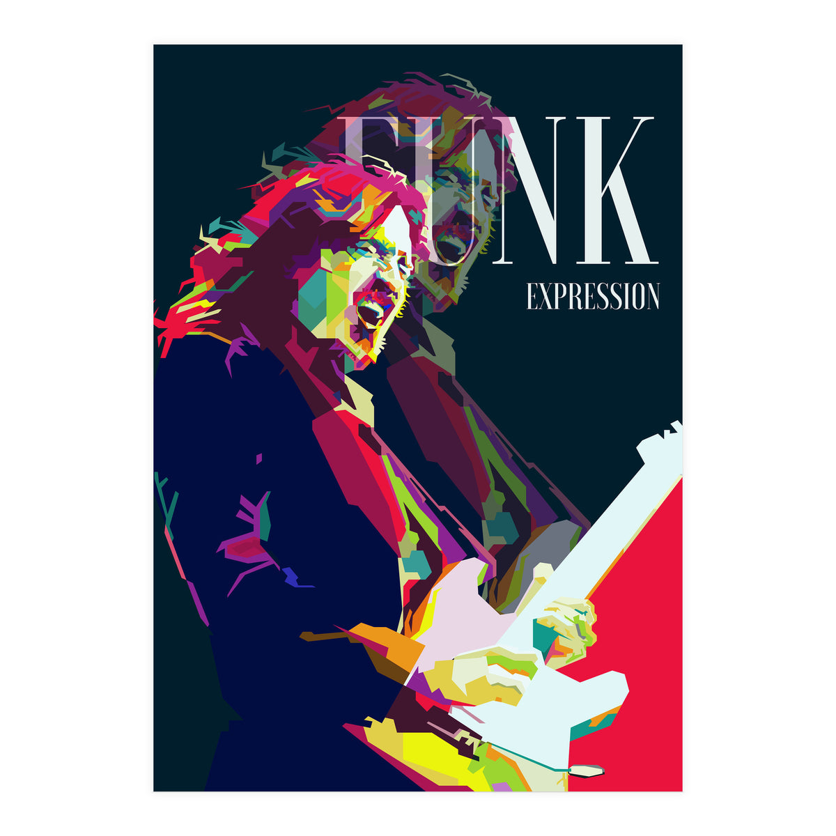 John Frusciante Funk Metal Guitarist WPAP (Print Only)