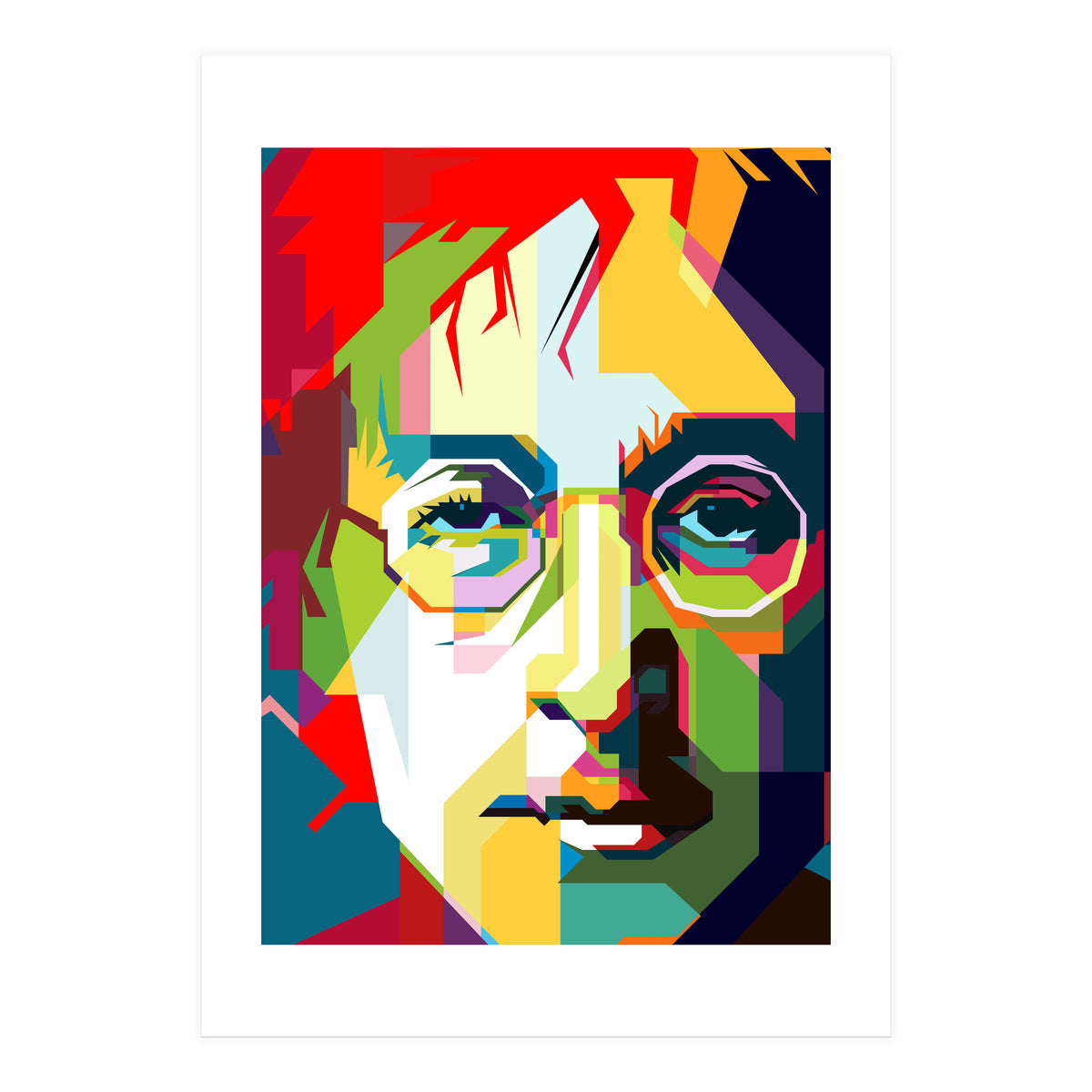 John Lennon Imagine Pop Art Wpap (Print Only)