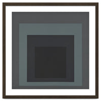 JOSEF ALBERS - HOMAGE TO THE SQUARE BLACK GREY