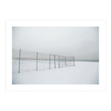 Fence in the Winter seascape (Print Only) thumbnail