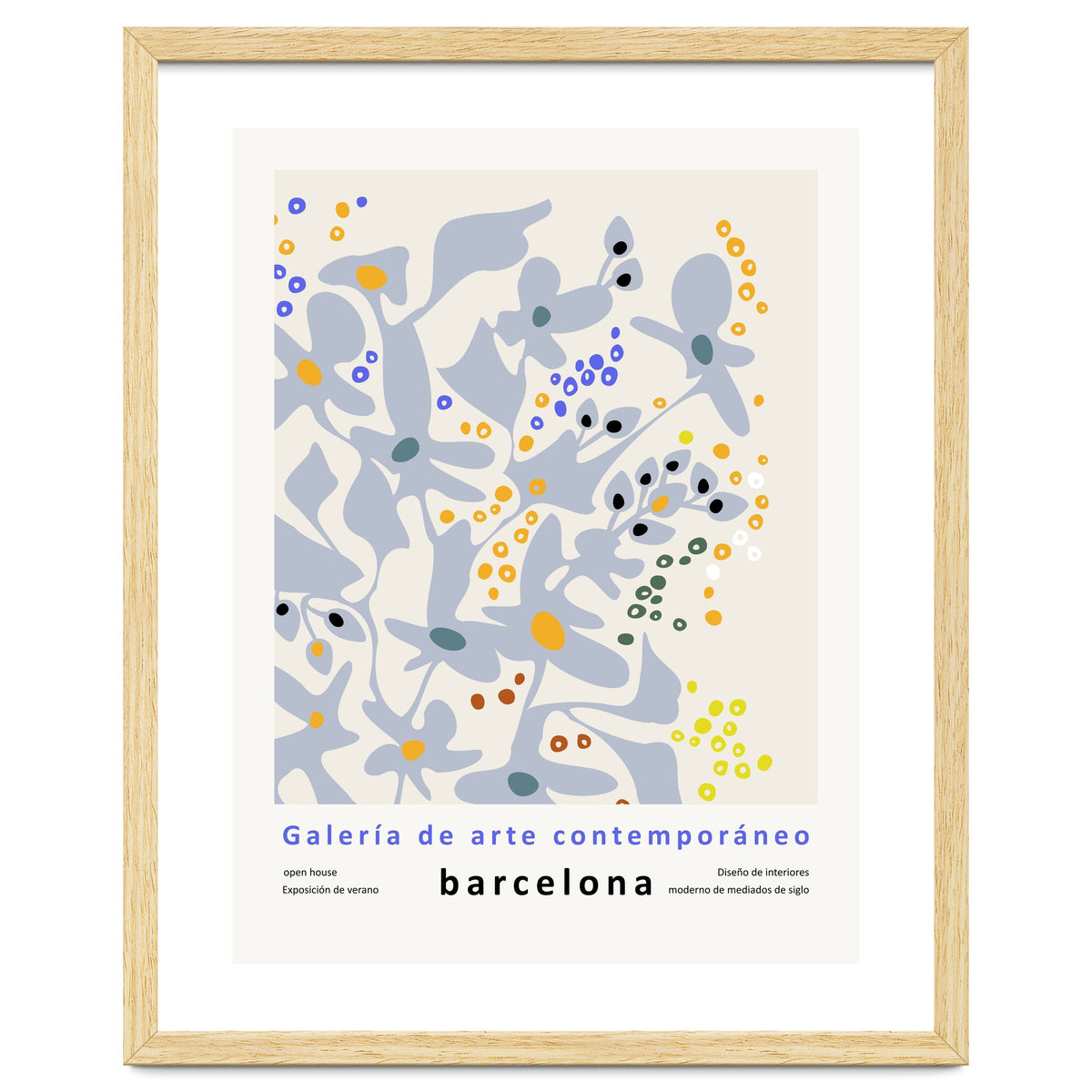 Contemporary art gallery Barcelona design and interior