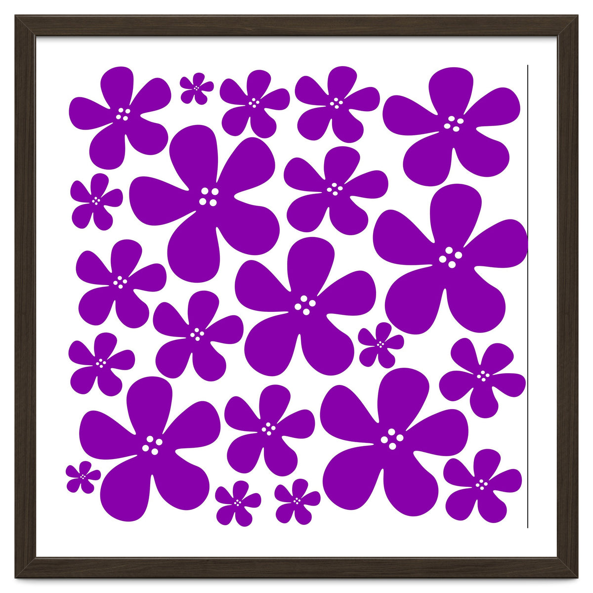 Purple Flowers Pattern