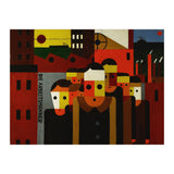 Die Arbeitsmaenner - The Workmen. Oil on canvas. (Print Only) thumbnail