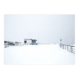 Hut in the winter seascape  (Print Only) thumbnail