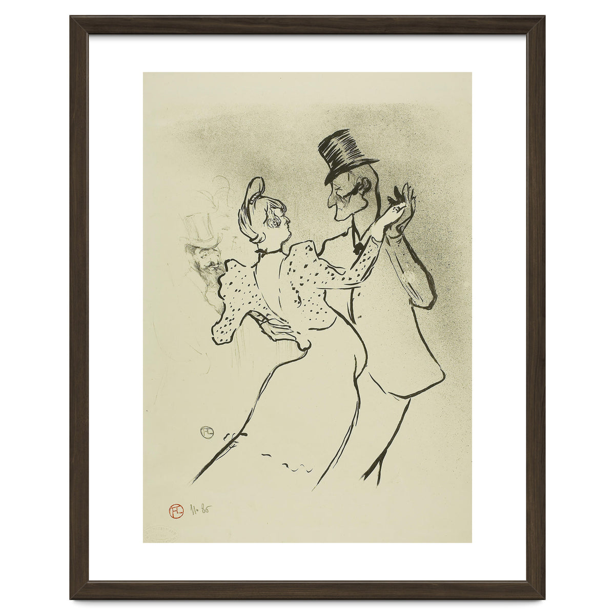 La Goulue. Henri de Toulouse-Lautrec; French, 1864-1901. Date: 1894. Dimensions: 308 × 254 mm (im...