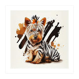 Watercolor Yorkshire Terrier Dog (Print Only) thumbnail